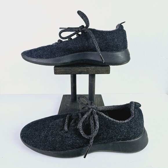 Allbirds Women's Wool Runner Mizzles 0120 NV1 Natural Black Sneaker, Sz 9 - Picture 2 of 8